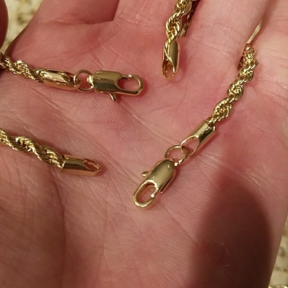 NWT Mens 30" Gold Angel & 24" P Ruby Bundle - Picture 7 of 8